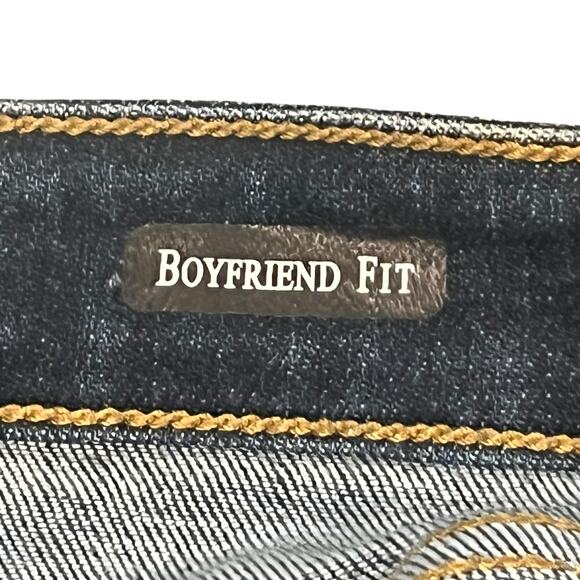 Judy Blue High-Rise Bleach Splash Boyfriend Jean Size 27 - Picture 4 of 8